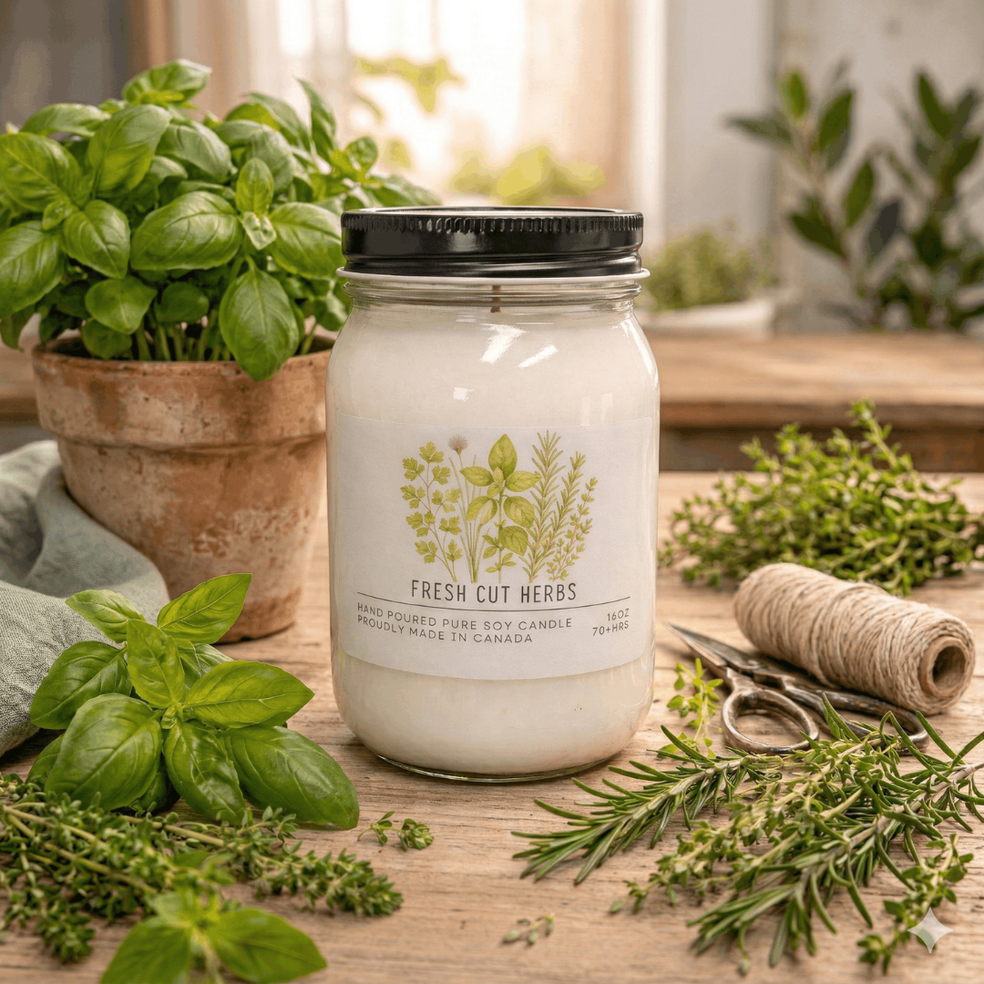 Fresh Cut Herbs – Serendipity SOY Candle Factory