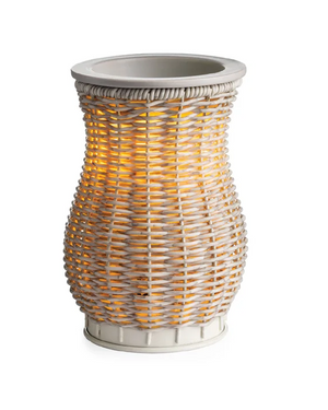 Illumination Deluxe Fragrance Warmer - Graywash Wicker