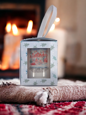 Candy Cane Swizzle Ornament