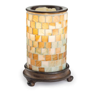 Gilded Glass Mosaic Illumination Wax Melter