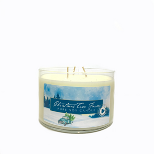 Ferme d'arbres de Noël - deux mèches