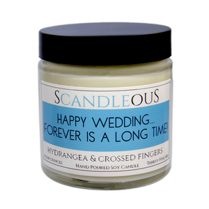 Happy Wedding...Forever Is A Long Time!