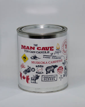Serendipity Soy Candle Company Man Cave Tin Can Candle